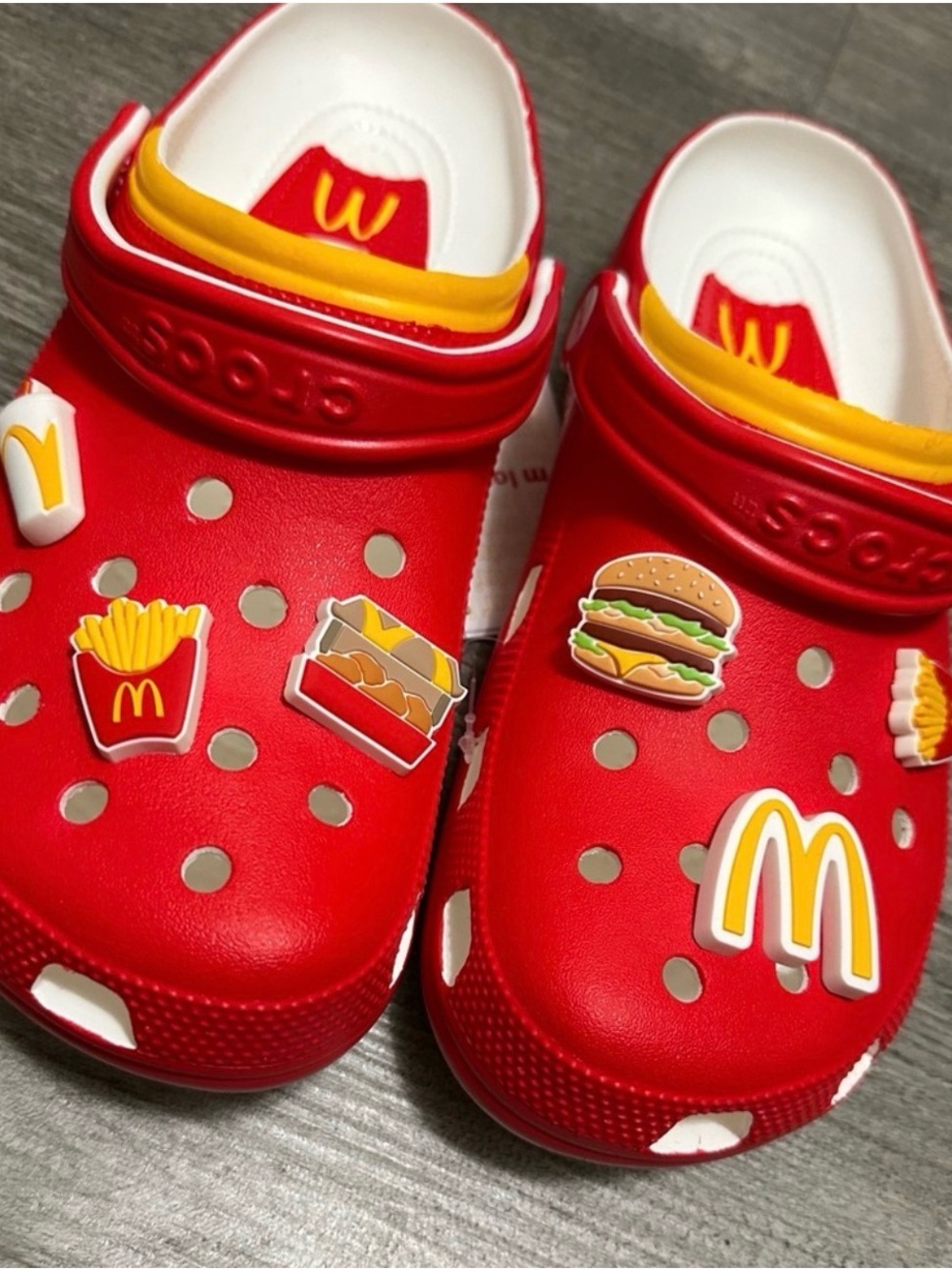 McDonald’s Crocs with Charms
